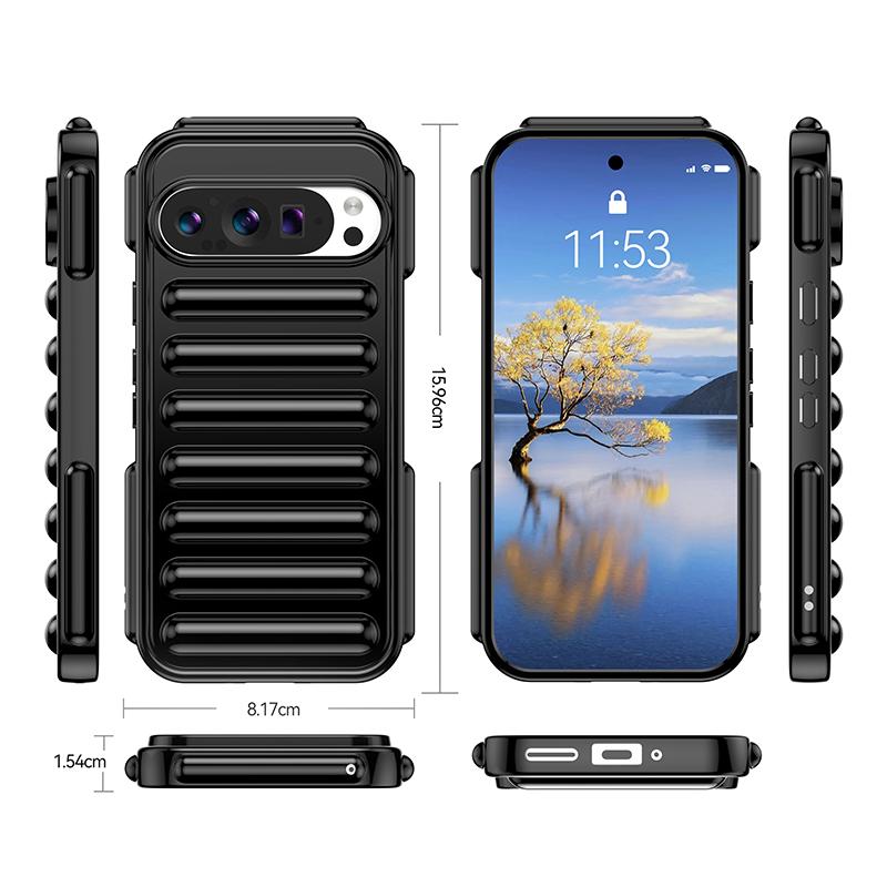 Hybrid Heavy Duty Armor Case for Google Pixel 9 Pro XL Cover Colorful Shockproof Frame Bumper Thickened Capsule Full Protection Cover