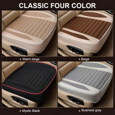 Car Seat Cover,Flax Cushion Seasons Universal Breathable For Most Four-Door Sedan&SUV Ultra-Luxury Car Seat