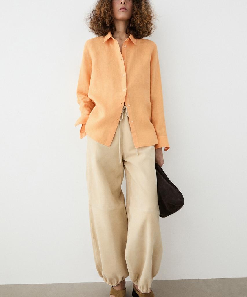 Masimodutti 100% Linen Loose Fit Shirt