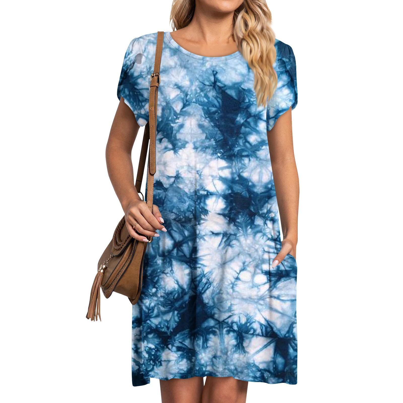 Женская летняя футболка с круглым вырезом — фото 5