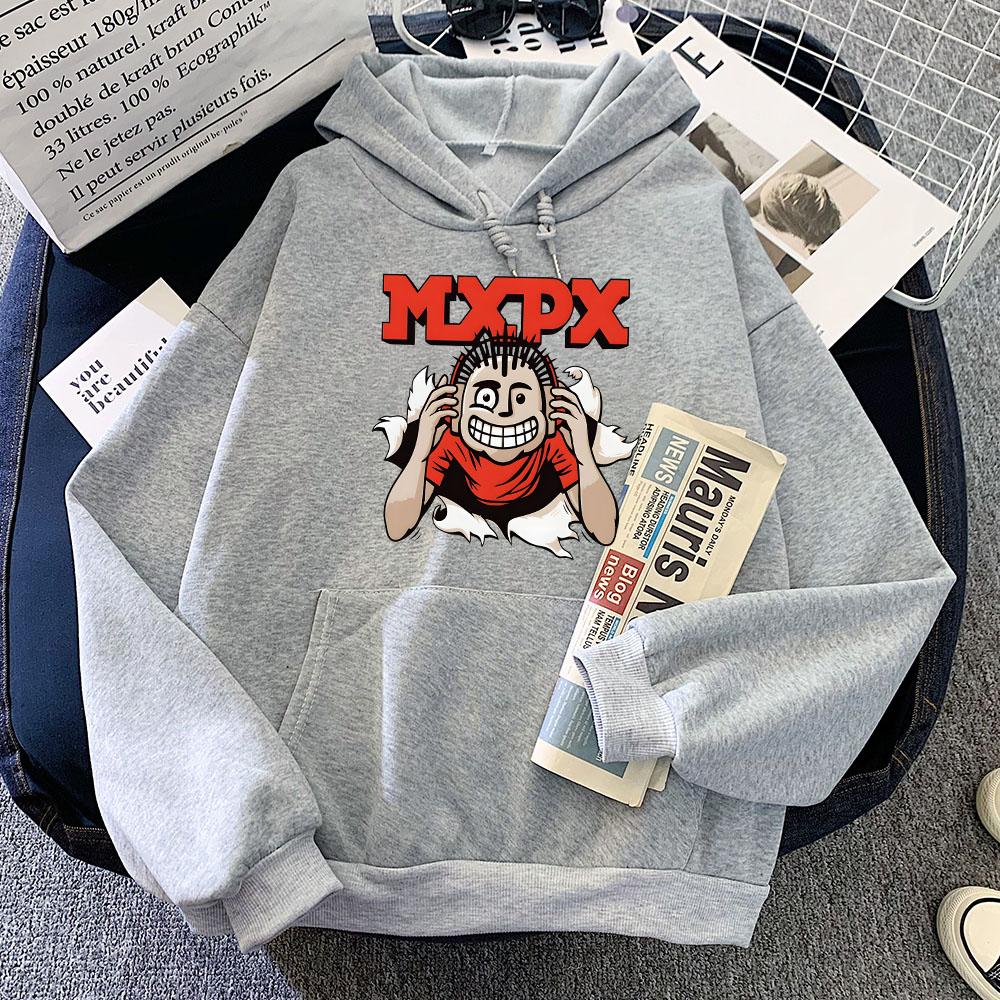 

Punk Rock Band MxPx Hoodies Funny Cartoon Graphic Sweatshirts Sudaderas Hip Hop Women/Men Pullovers Printing Clothes for Winter 3XL