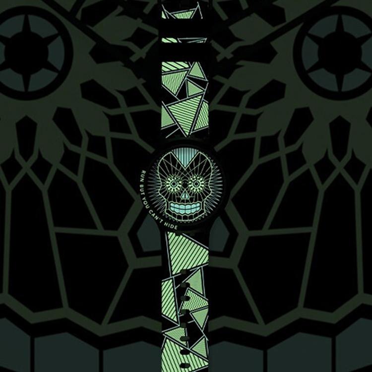 Swatch Unisex 47mm Black Watch SB01B129 SB01B129