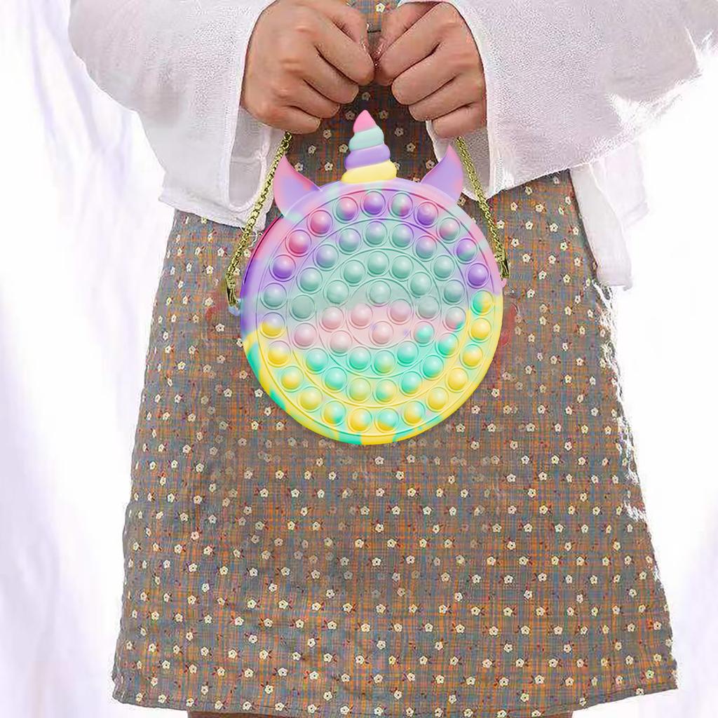 Push Toy Pendant Bag ,Bubble Toy Stress Relief Toys For Adult Kids