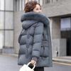 SNOWFLYING Women's Mid-Length Down Winter Coat