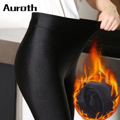 Plus Size Leggings Women's Warm Tights Winter Bright Velvet Thick Legging Super Elastic Pants