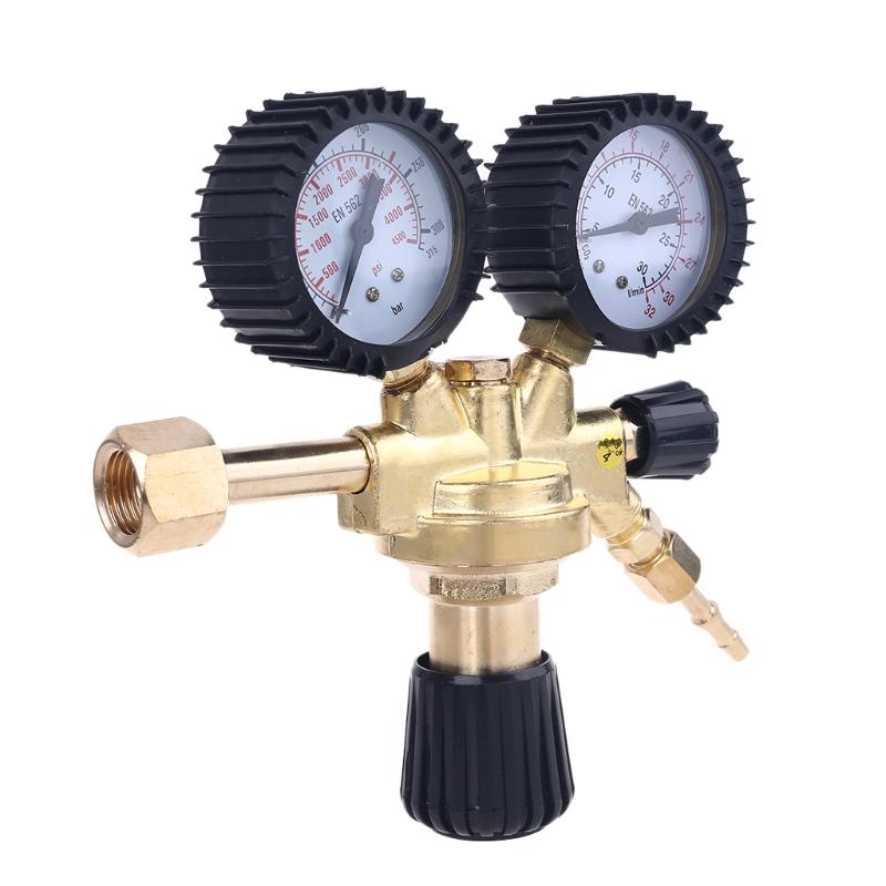Heavy-duty Flow Meter Gas Regulator Argon CO2 Gauges Pressure Reducer Mig Flow Meter Control Valve Welding Regulator