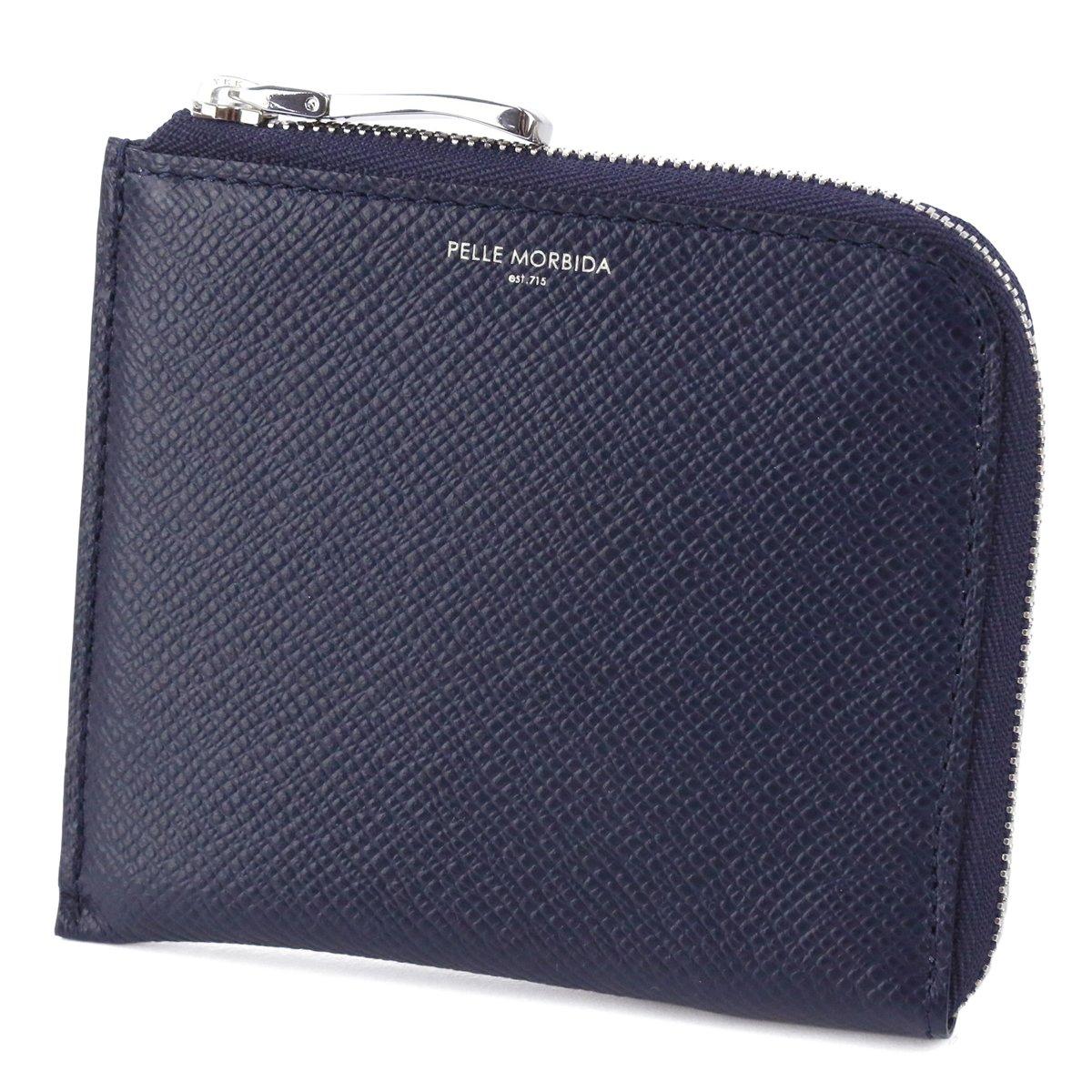 

Мужской кошелек Pelle Morbida с L-образной молнией, тисненая кожа Barca, темно-синий (PMO-BA313-NV)
