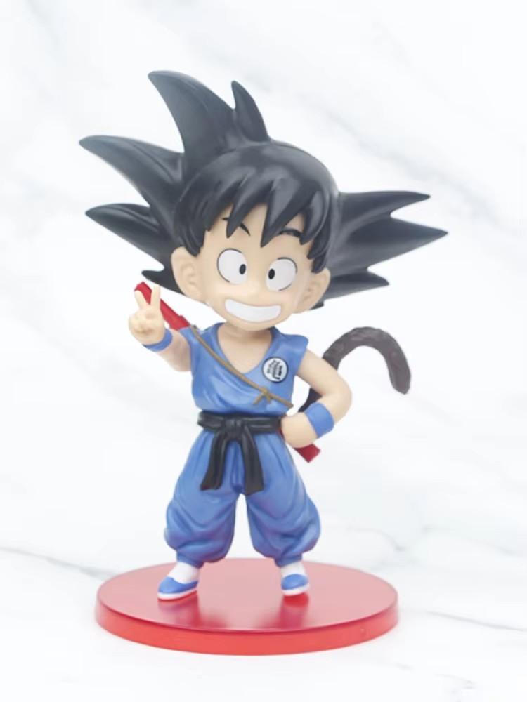 

Anime Dragon Ball Children Sun Wukong Anime Action Figure Model Gifts Collectible Figurines for Kids 16cm синий