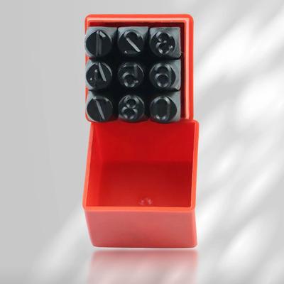 Number Letter Stamp Steel Stamp With Storage Box Punch Set Hardened Metal Leather DIY Craft Embossing Handmade Carving Tool