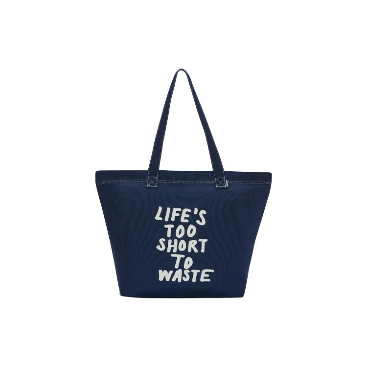 

Новая полиэстеровая сумка Converse обычная женская синяя 10018575-A02 35.6*15.0*35.6CM