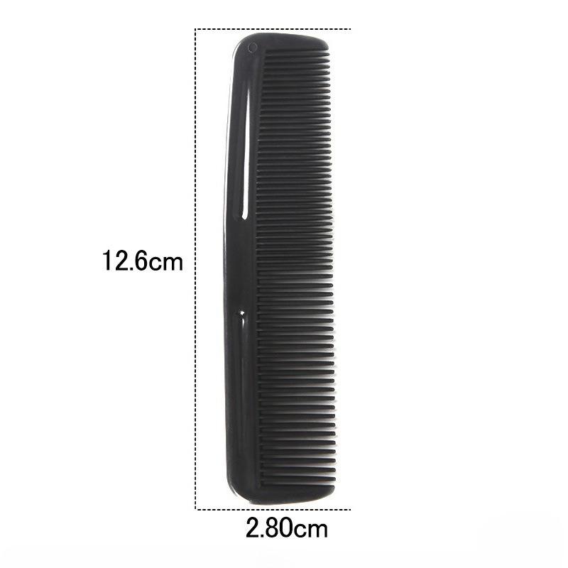 Plastic Small Comb Two-end Comb Dense Double-tooth CombStraight Hair Clipper Combing Hairdressing Portable Partition Hotel Gift