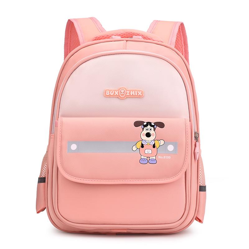 Cartoon Color-Blocked Backpack for Kindergarten Kids Ages 4-6,Preschool Daypack for Boys Girls,School Bag with Multiple Pockets
