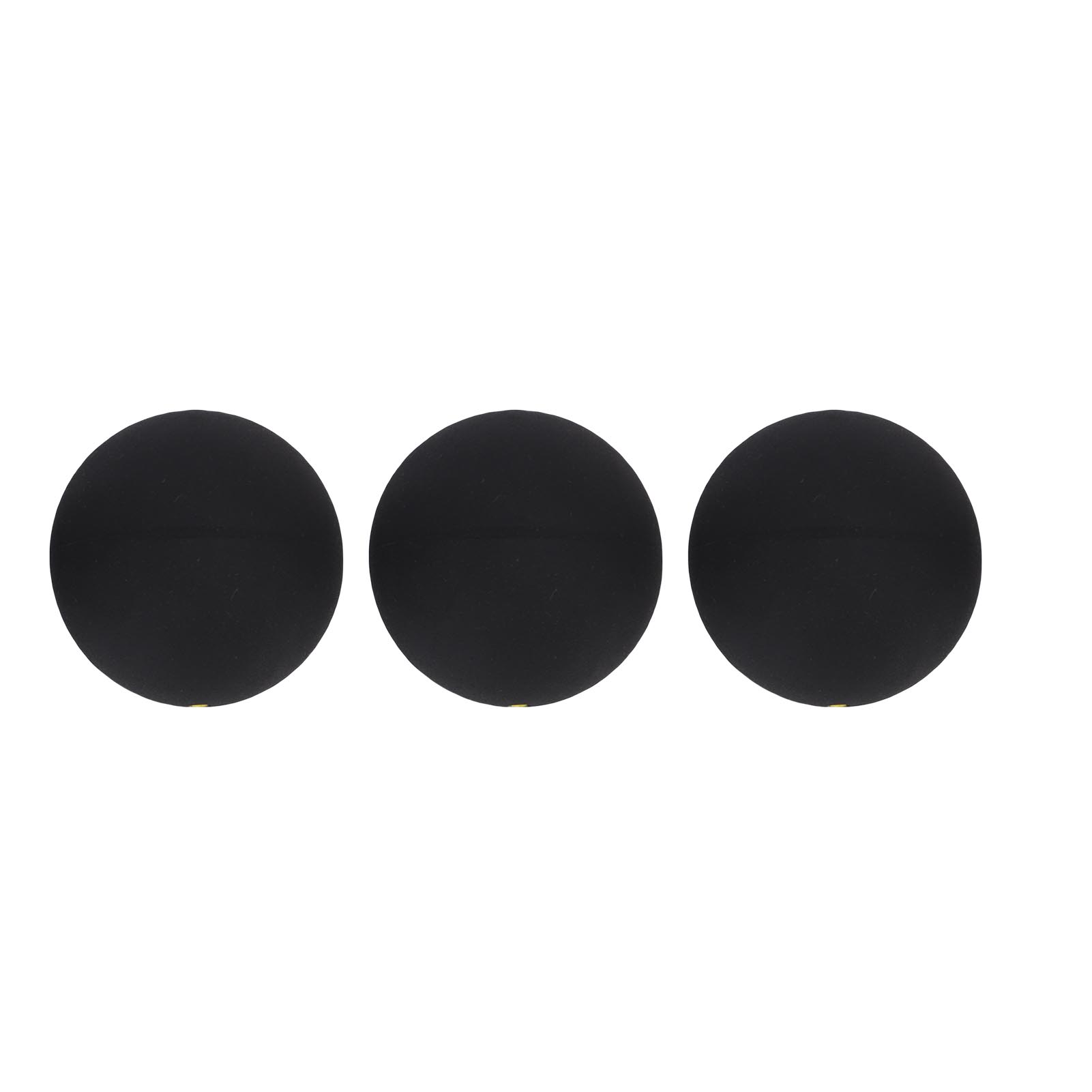 3pcs Squash Ball Elastic Rubber Professional Squash Ball for Training Practice Competition Yellow