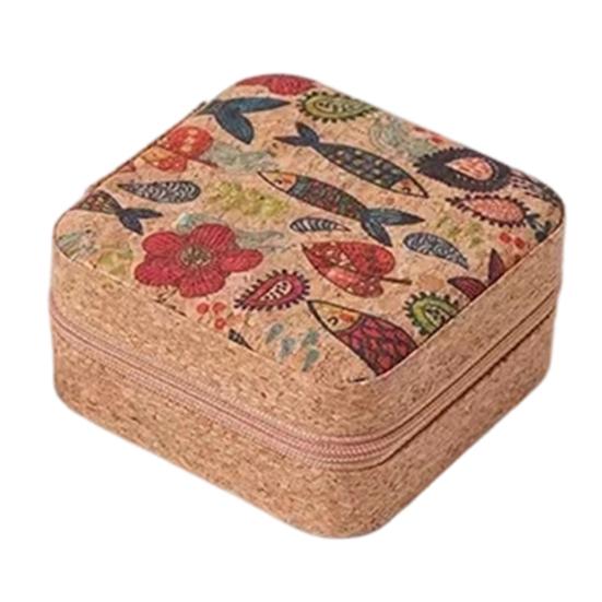 Vintage Jewelry Box, with Soft Interior Organizer, Lightweight Portable Travel Storage Case for Rings Earrings Necklaces