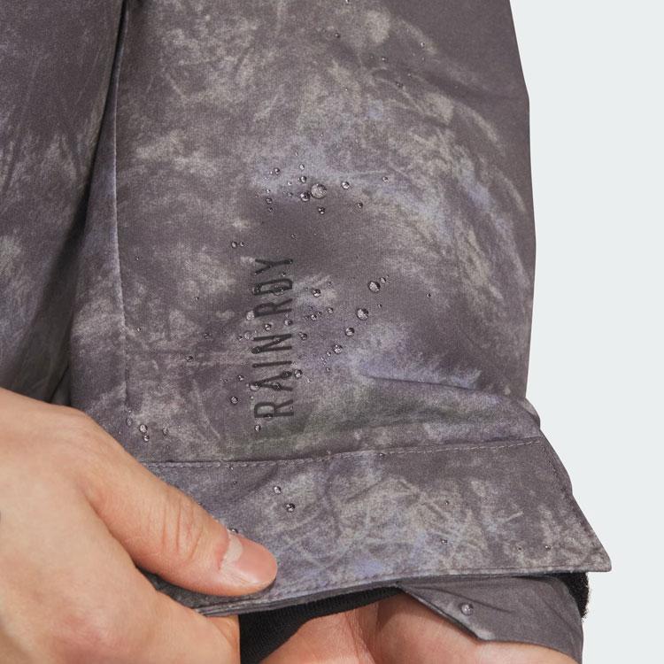 Adidas X National Geographic Allover Print Rain.Rdy Outdoor Jacket Men Outerwear Silver Purple IS9512