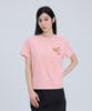 DISCOVERY EXPEDITION Women'S Freshvent Nature Semi-Crop Short Sleeve T-Shirt (L/Pink)