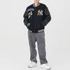 New MLB FW22 Baseball Jacket Unisex Black 3AJPF0124-50BKS