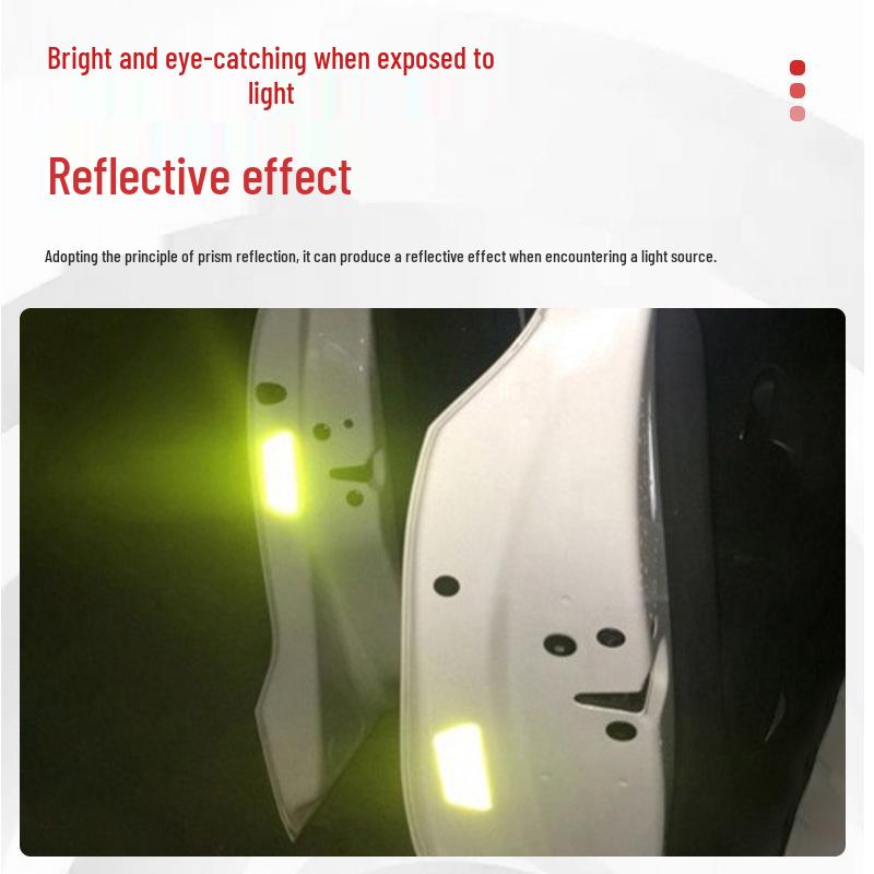 Car Door Reflective Anti-Collision Warning Stickers - OPEN