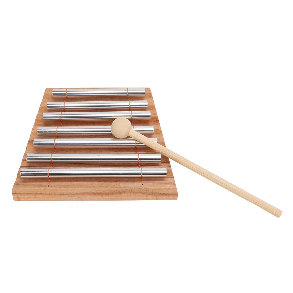 Energy Chime 7 Tone Hand Chimes Percussion Instrument with Mallet for Classroom Management
