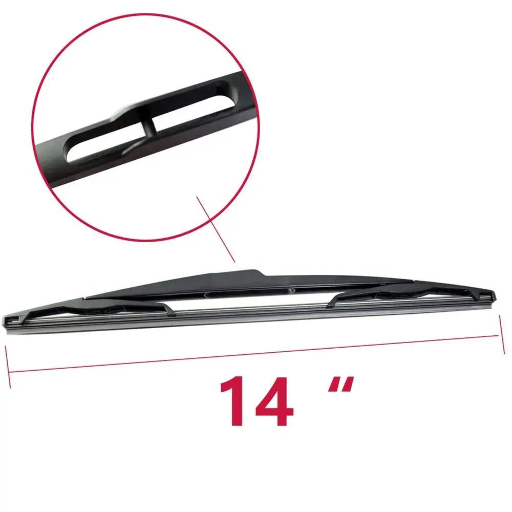 1PC Car Rear Wiper Blade  14  Windscreen Windshield Auto Wipers Accessories  for Volvo C30  YC102012-c30 14 inch