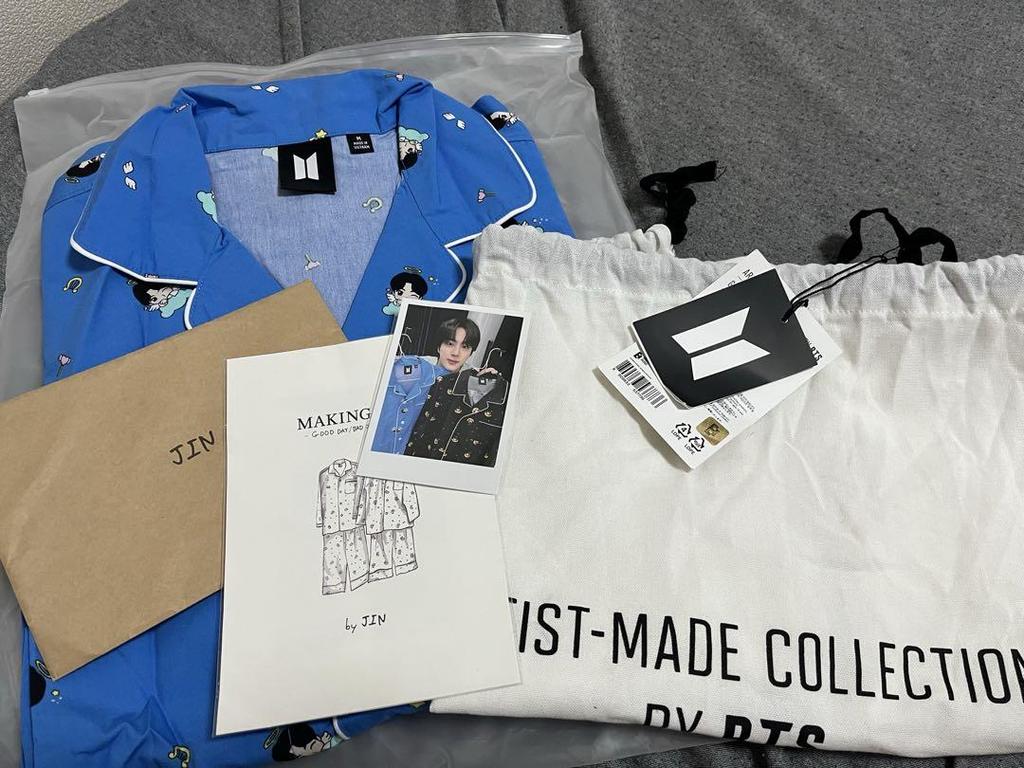 [USED] Official BTS ARTIST-MADE COLLECTION Jin Pajamas, Size L