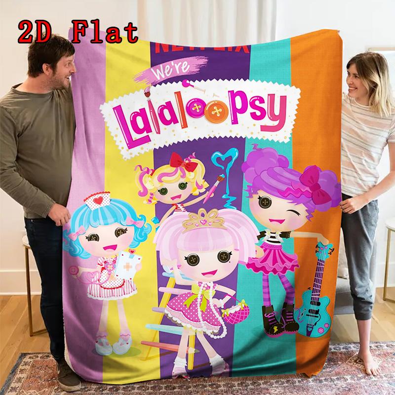 Lalaloopsy 2D Flat Pattern Flannel Blanket High Quality All Seasons Warmth and Comfort Perfect for Christmas Gifts.PMT0914156