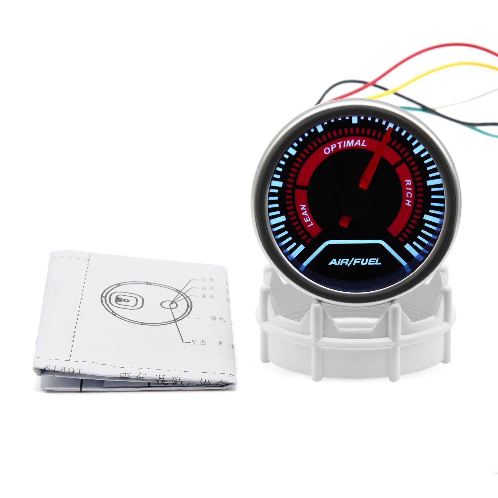 

2 52mm Digital Air Fuel Ratio Gauge With Narrowband O2 Oxygen Sensor Car Gauge AFR Fit for 12V Car 0258006028 Racing Gauge
