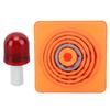 Traffic Safety Cone 30x19x19cm Collapsible Portable Reflective Parking Cone with LED Warning Light