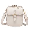 Women Messenger Bag Faux Leather Mini Crossbody Bag Retro Shoulder Bag with Adjustable Removable Strap for Travel Shopping Work