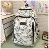 New Sweet Girl Backpack Waterproof Primary School Junior High School Student Schoolbag Printed Bamboo Literary Chinese Style Backpack