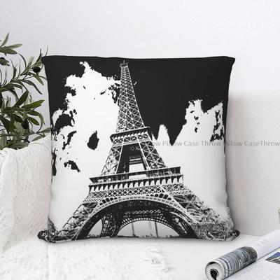 Federa Cuscino Abbraccio Grafica Torre Eiffel Zaino Cuscini Camera da Letto Stampa Fai da Te Ufficio Federa Cuscino Decorativo