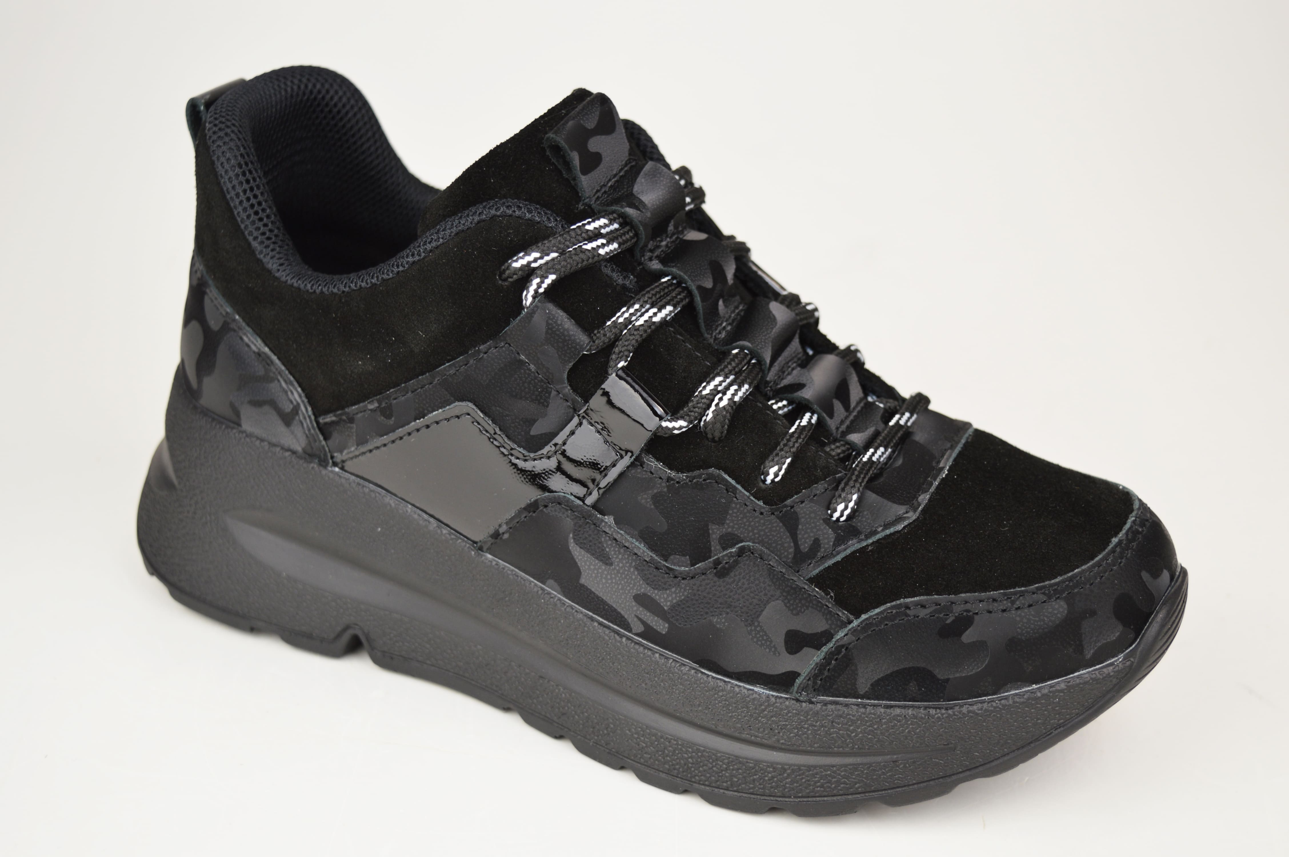 

Кросівки жіночі Kento 00715 37 Чорні замша шкіра 38 чорний