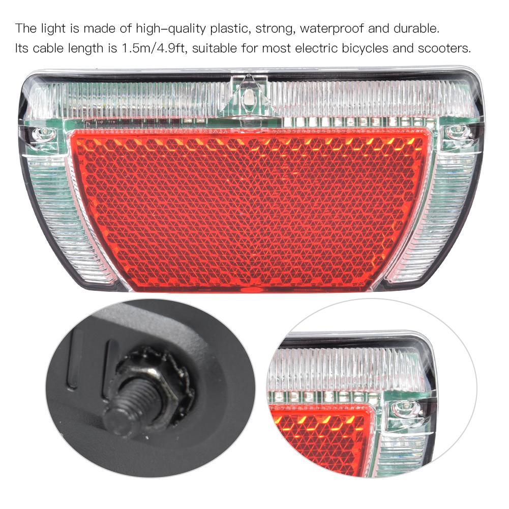 Electric Bike Accessory Conversion LED Turn Light Tail Lamp Brake Light 12?48V Universal