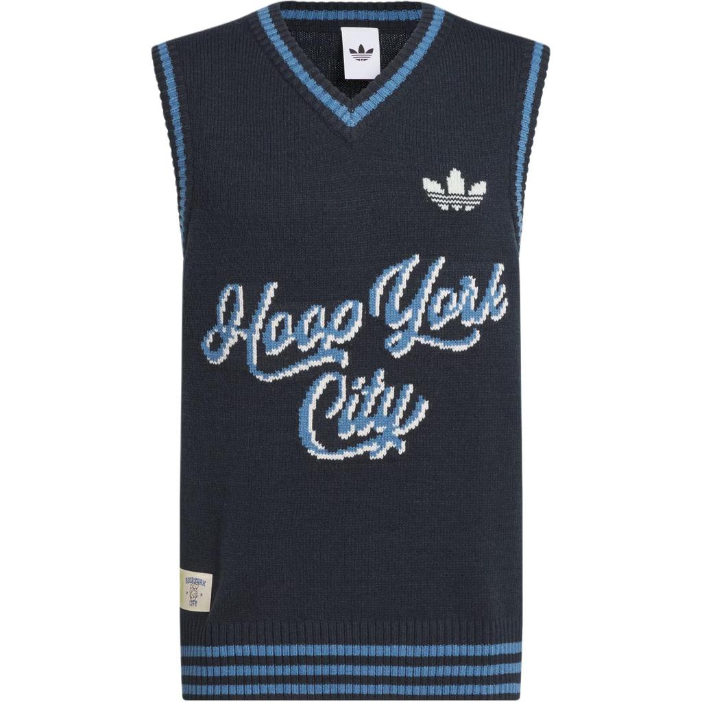 Adidas Originals X Hoop York City Collaboration Sweater Vest Unisex Vests JY4740
