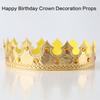 Golden Royal King Crowns,Delicate Birthday Crowns Hat Princed Costume Accessories Halloween Shower Party Photo Props