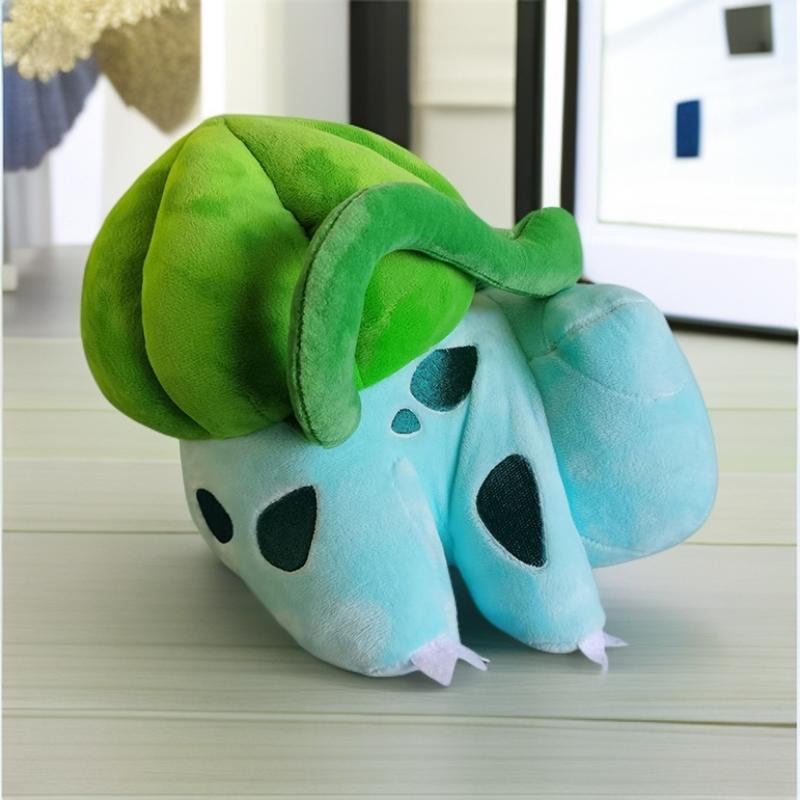 New 30cm Bulbasaur Plush Toy Stuffed Anime Bulbasaur Soft Doll Stuffed Animal Sleeping Pillow Birthday Gift for Kids Boy