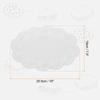 150/300pcs Lace Paper Doilies White Round/Oval/Rectangle Disposable Decorative Paper Placemats Hollow Flower Absorbing Papers