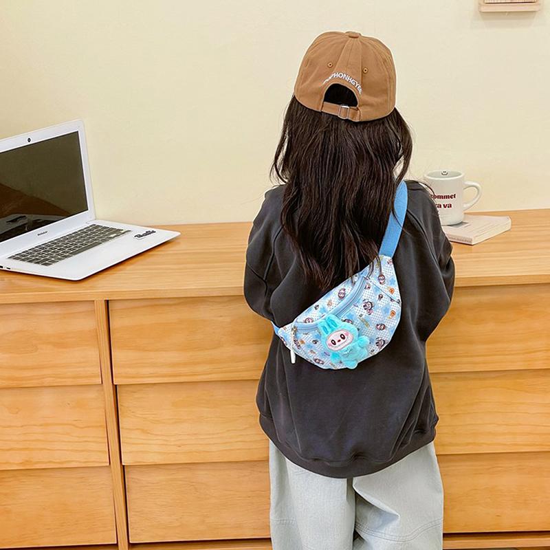 Kawaii Crossbody Bag Kids Chest Bag Cartoon Cute Backpack Casual Outdoor Travel Wallet Waist Bag Gift