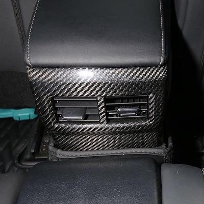Décoration du cadre de ventilation arrière en fibre de carbone pour Lexus IS/RC