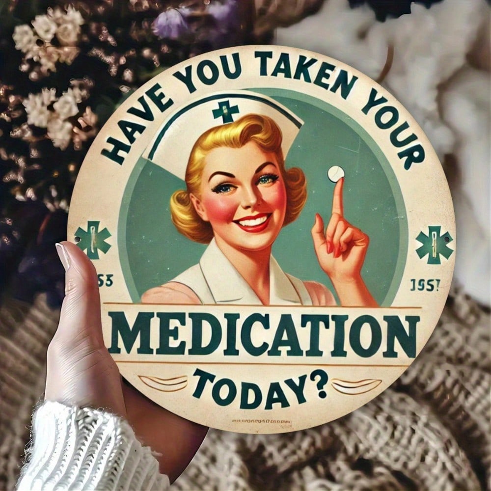 Funny Metal Tin Sign Novelty Home Decor Wall Art 20x20