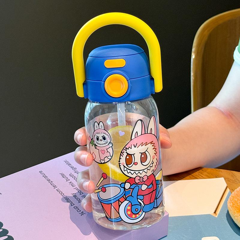 

Water Cup Portable Straw Water Cup Girl Student Cute High-value Cup Children s Water Cup 600ml
