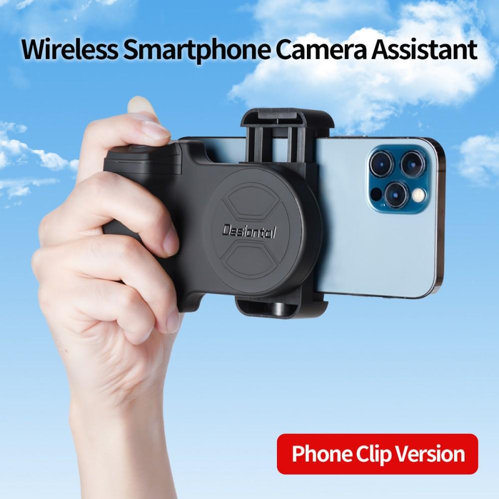 Universal Bluetooth Shutter Smartphone Camera Handle Grip Selfie Stablizer Vertical Horizontal Shooting Photography Accessories
