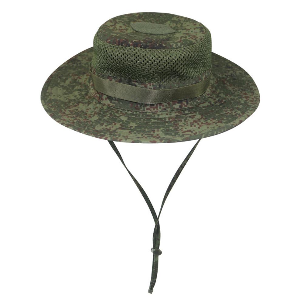 1Pc Vintage Camouflage Boonie Women Men Hat Tactical US Bucket Hats Panama Summer Cap Hunting Hiking Outdoor Camo Sun Caps