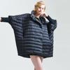 Women's Loose Casual Down Jacket Plus Size Women's Cape Long Fashion Women's Parka Party Winter Jacket