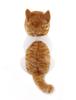 House Animal Series Cat Brown and White Plush Toy
