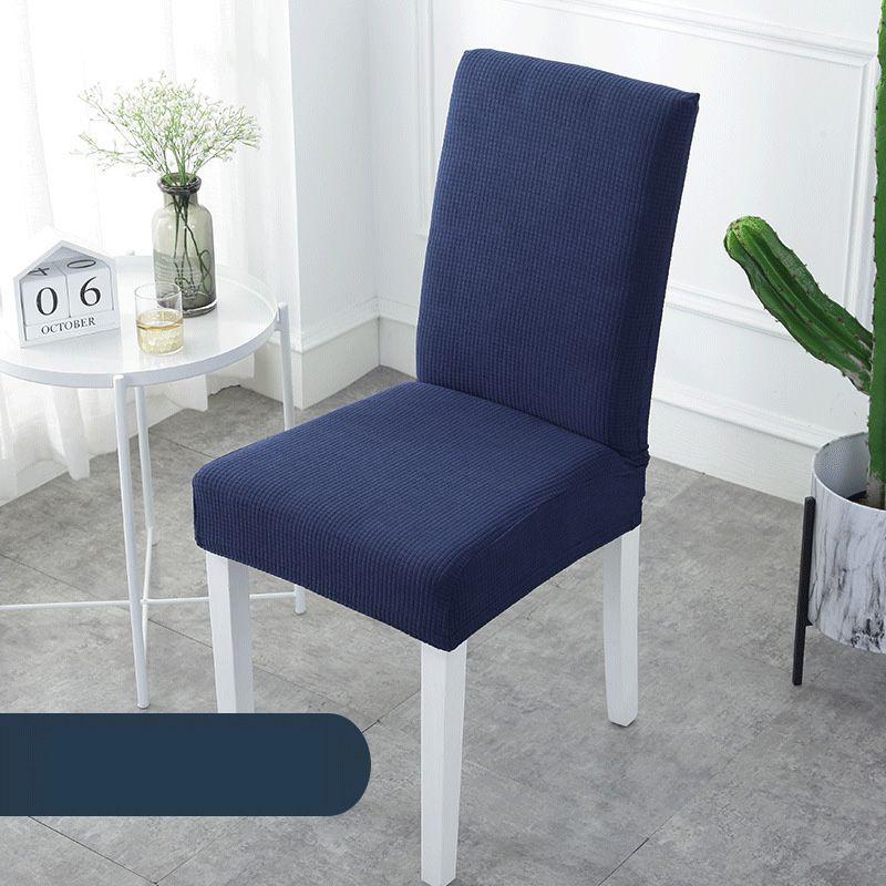 Weicher Polarfleece Stuhlbezug mit elastischem Spandex für Esszimmer Küche Stretch