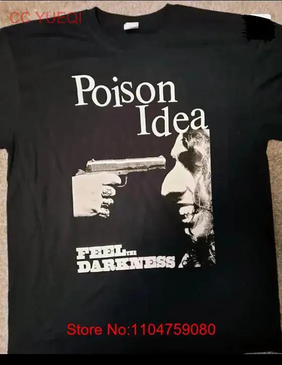 Poison Idea For Friends Black T Shirt Cotton All Size 7D1892 vintage Washed Soft Breathable Comfortable graphic homme
