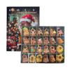 Weihnachts-Adventsspielzeug 24 Tage Countdown-Kalender Adventsfiguren Sammlerstück Feiertag Festliche Heimdekoration Puppe für Kinder Familie