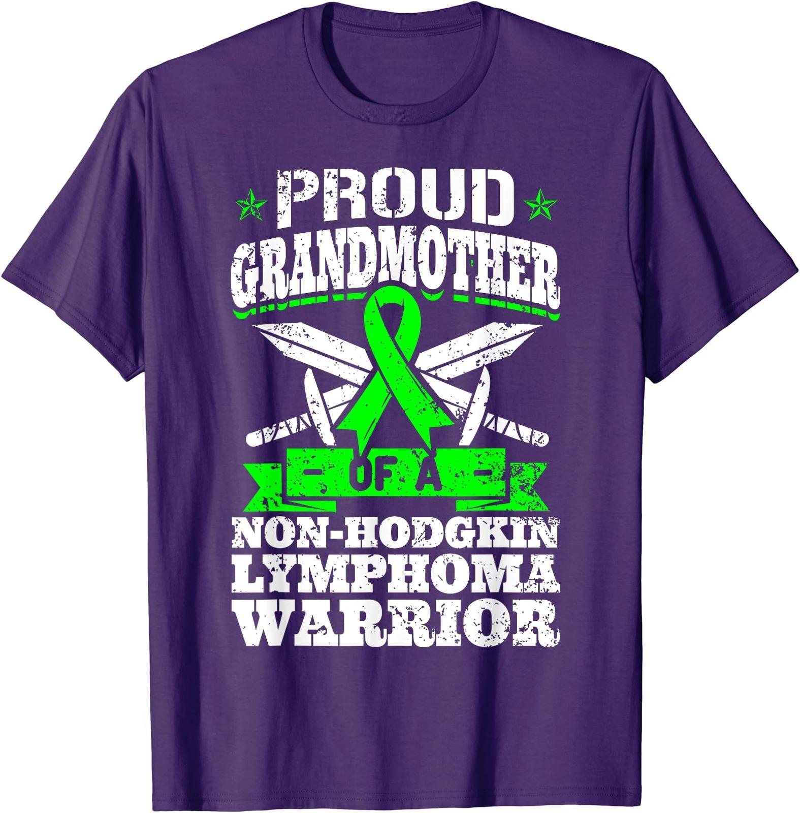 Proud Grandmother Of A Non-Hodgkin Lymphoma Warrior Unisex T-Shirt S разноцветный