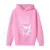 Kids Long Sleeve Letter Print Hoodie, Loose Fit Pullover Sweatshirt for Boys and Girls